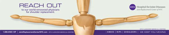 Hospital for Joint Diseases bus ad